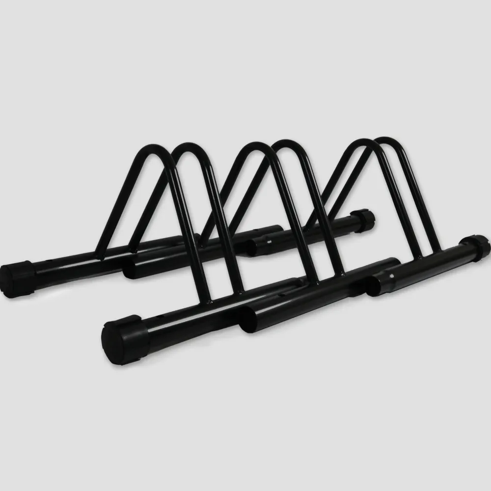 1 - 3 Bike Floor Parking Park Organize Holder Rack Storage Stand Bicycle Cycling
