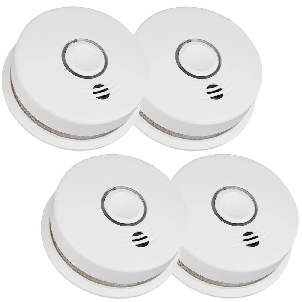 10-Year Sealed Battery Smoke Detector with Intelligent Wire-Free Voice Interconnect  (2-pack)