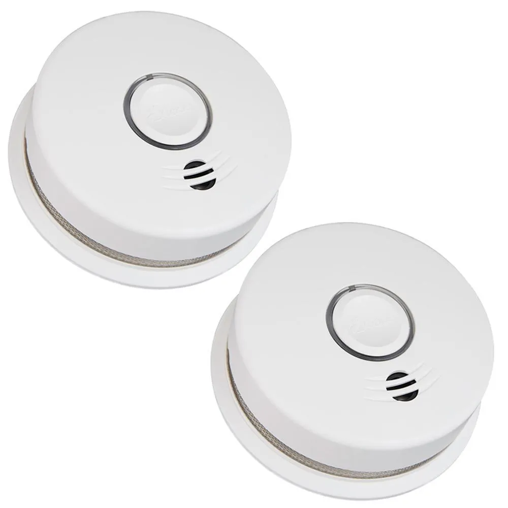 10-Year Worry Free Sealed Battery Smoke and CO Detector with Intelligent Wire-Free Voice Interconnect