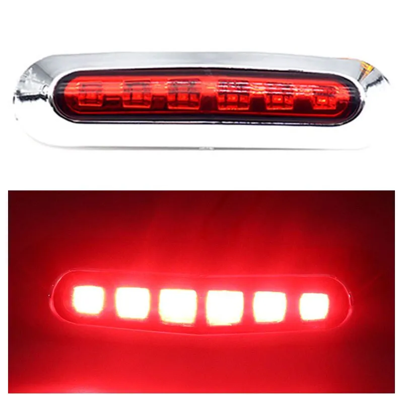 12V 24V 6 LED Truck Side Marker Lights Waterproof Trailer Clearance Lamp Indicator Warning Rear Tail Light Car Signal Lights