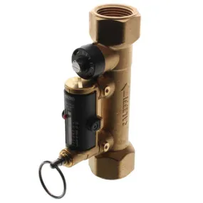132662A | Manual Balancing Valve With Flowmeter 1" NPT 3 to 10 GPM | CALEFFI