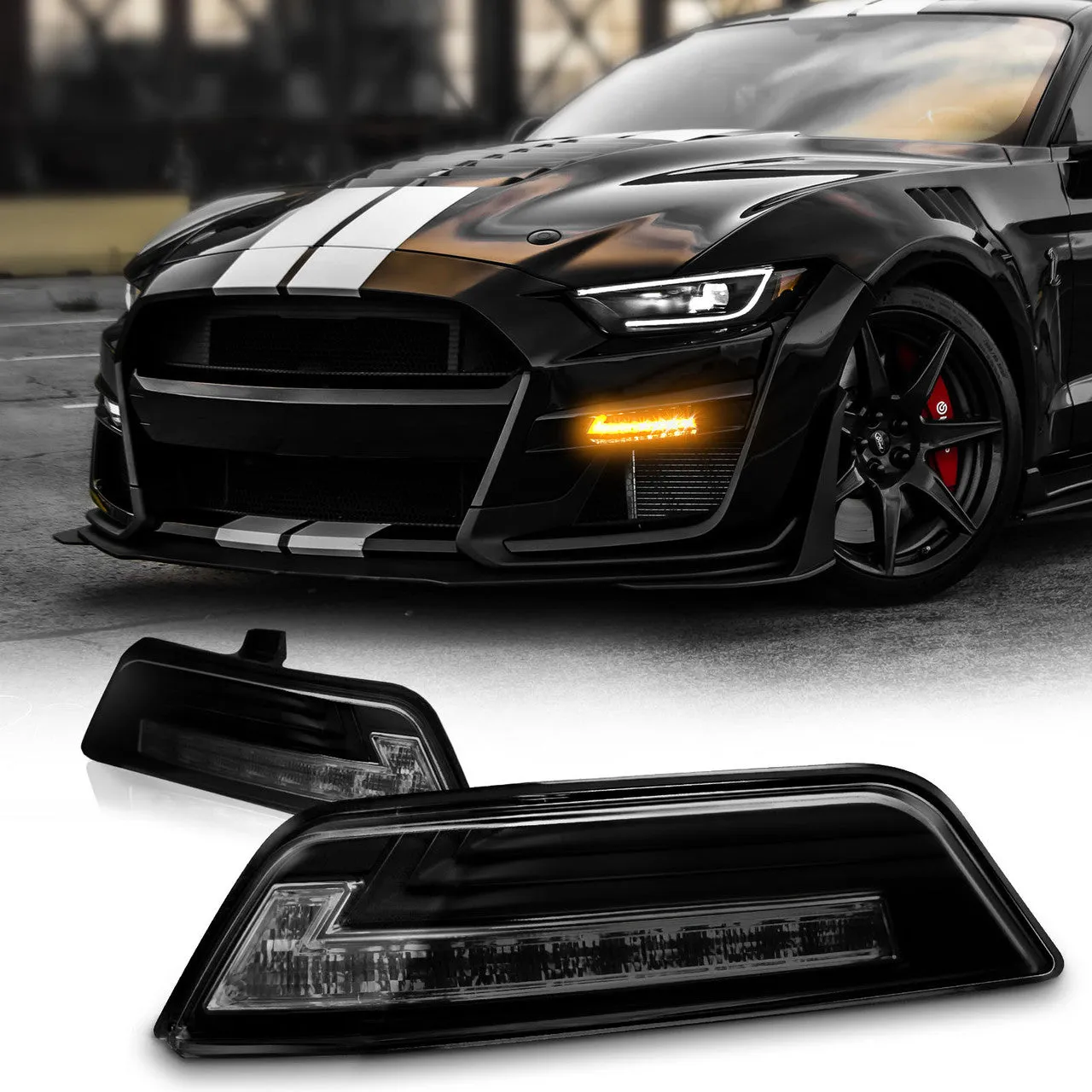 2015-2017 Mustang LED Arrow Turn Signals with Switchback   Sequential