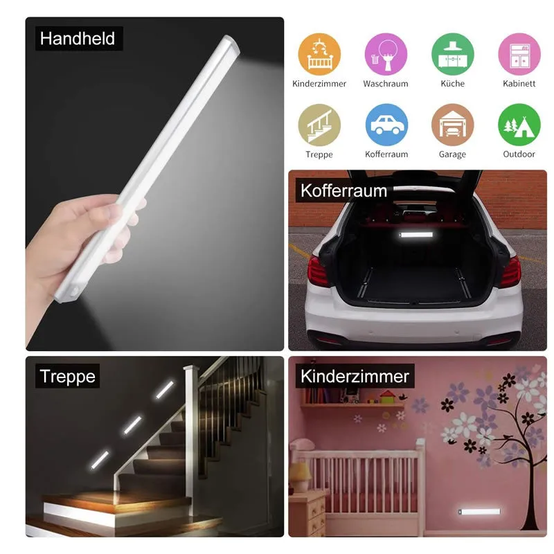 23Cm Rechargeable Wireless Motion Sensor Led Bar Light Fa-663