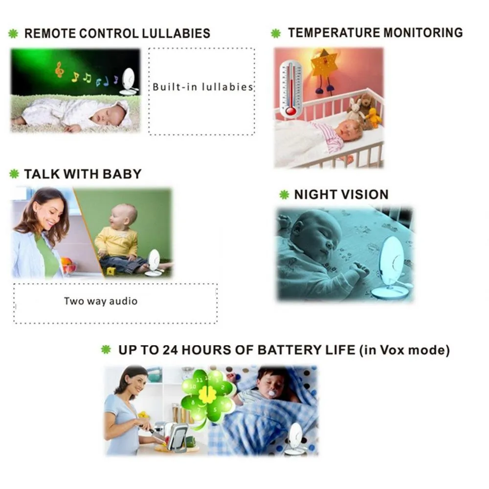 2.4" Wireless Baby Monitor