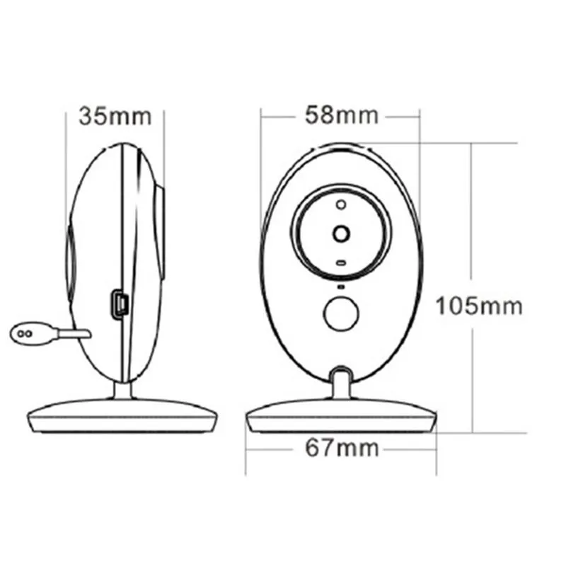 2.4" Wireless Baby Monitor