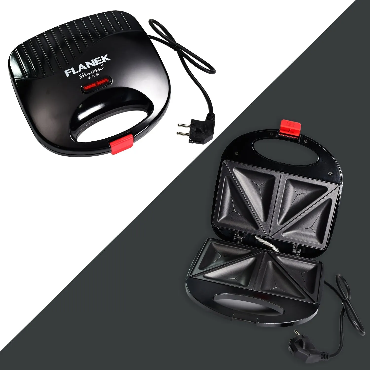 2819 Sandwich Maker Makes Sandwich Non-Stick Plates| Easy to Use with Indicator Lights Sandwich toaster