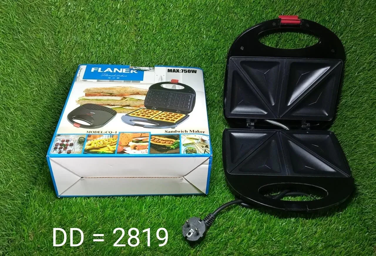 2819 Sandwich Maker Makes Sandwich Non-Stick Plates| Easy to Use with Indicator Lights Sandwich toaster