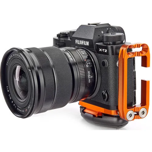 3 Legged Thing Ellie PD Short Universal L-Bracket with Peak Design Capture Compatible Base - Copper/Orange