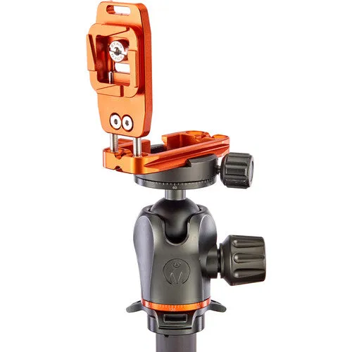 3 Legged Thing Ellie PD Short Universal L-Bracket with Peak Design Capture Compatible Base - Copper/Orange