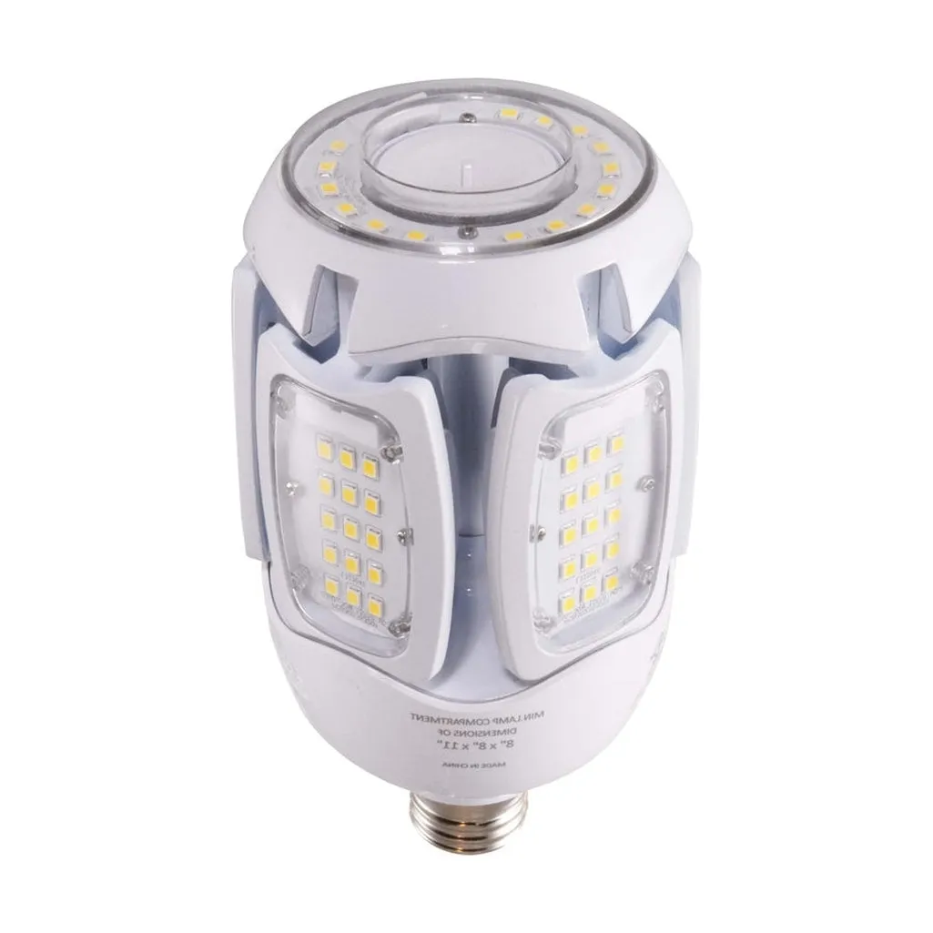 30 Watt LED HID Replacement - 5000K - Medium base - Adjustable Beam Angle - Type B Ballast Bypass -100-227V