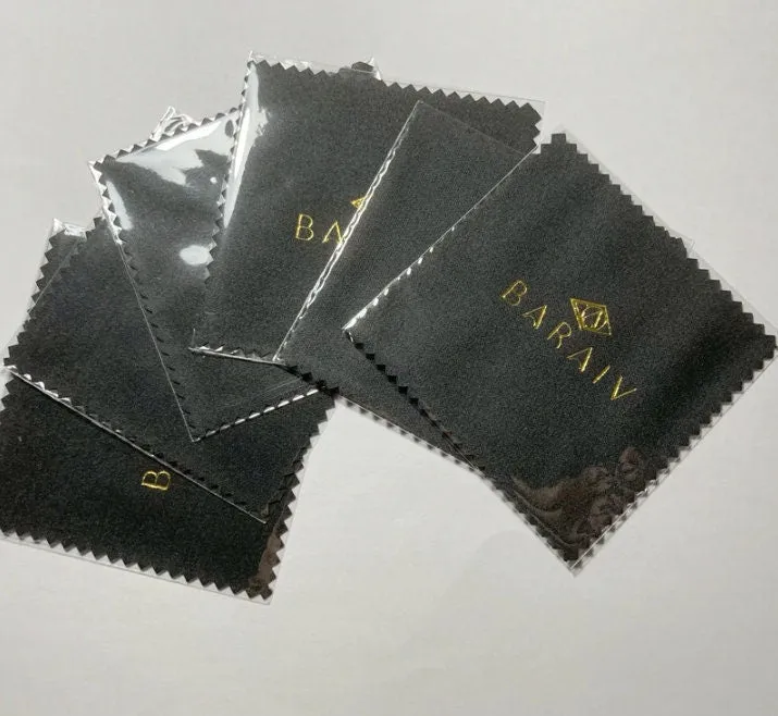 300 Pcs Personalized Lens Cleaning Cloth For Glasses Camera Phone Screen Monitor Tablet Jewelry - Logo Tarnish Remover Microfiber Cloth