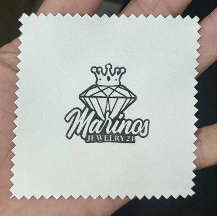 300 Pcs Personalized Lens Cleaning Cloth For Glasses Camera Phone Screen Monitor Tablet Jewelry - Logo Tarnish Remover Microfiber Cloth