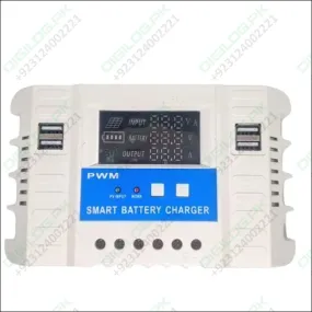 30a 12v/24v Lcd Solar Panel Regulator Generator Charge Charging Controller Cm3024z