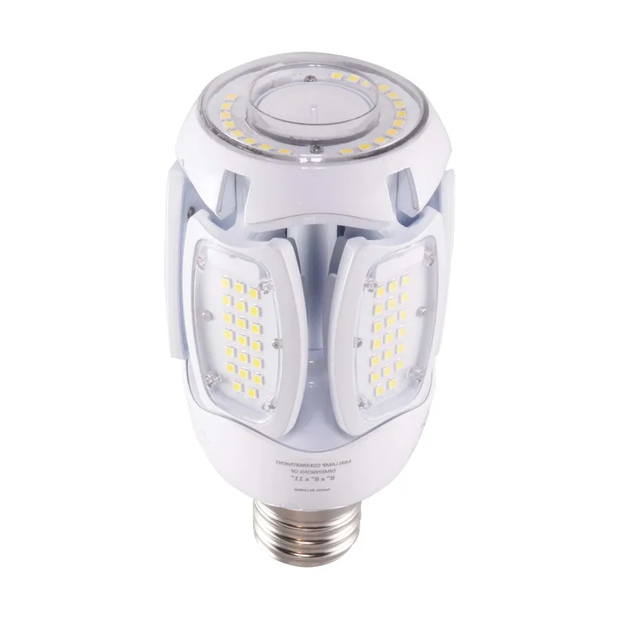 40 Watt LED HID Replacement - 5000K - Mogul extended base - Adjustable Beam Angle - Type B Ballast Bypass -100-227V