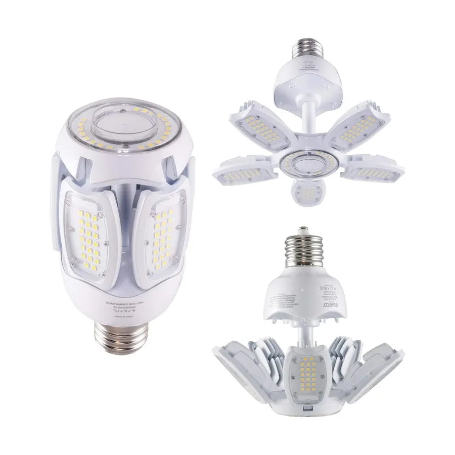 40 Watt LED HID Replacement - 5000K - Mogul extended base - Adjustable Beam Angle - Type B Ballast Bypass -100-227V
