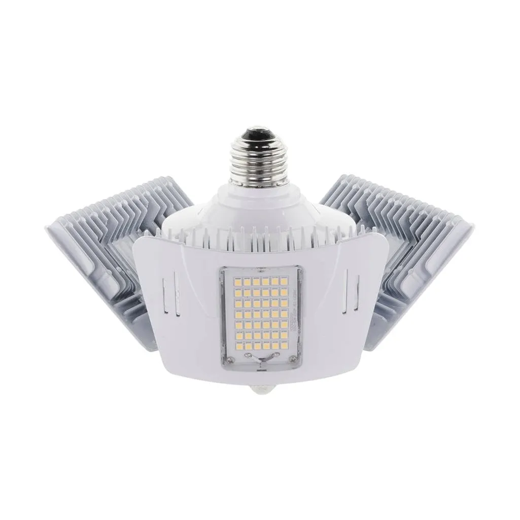 60 Watt LED Motion Sensor Utility Light 4000K - Medium base - Adjustable Beam Angle - 100-227V