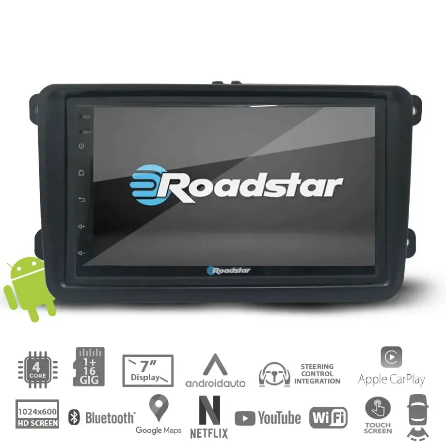 7 Inch Roadstar - VW Android Entertainment & GPS System
