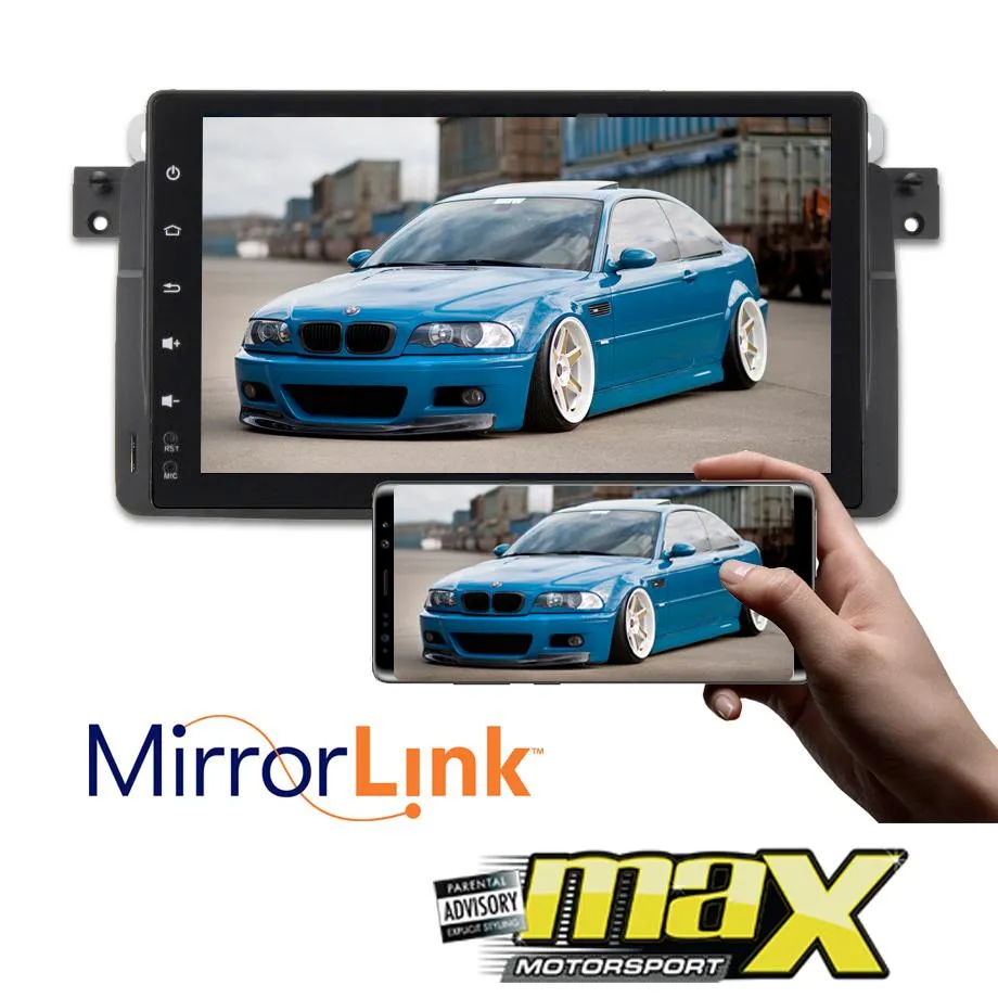 9 Inch BM E46 Android Entertainment & GPS System