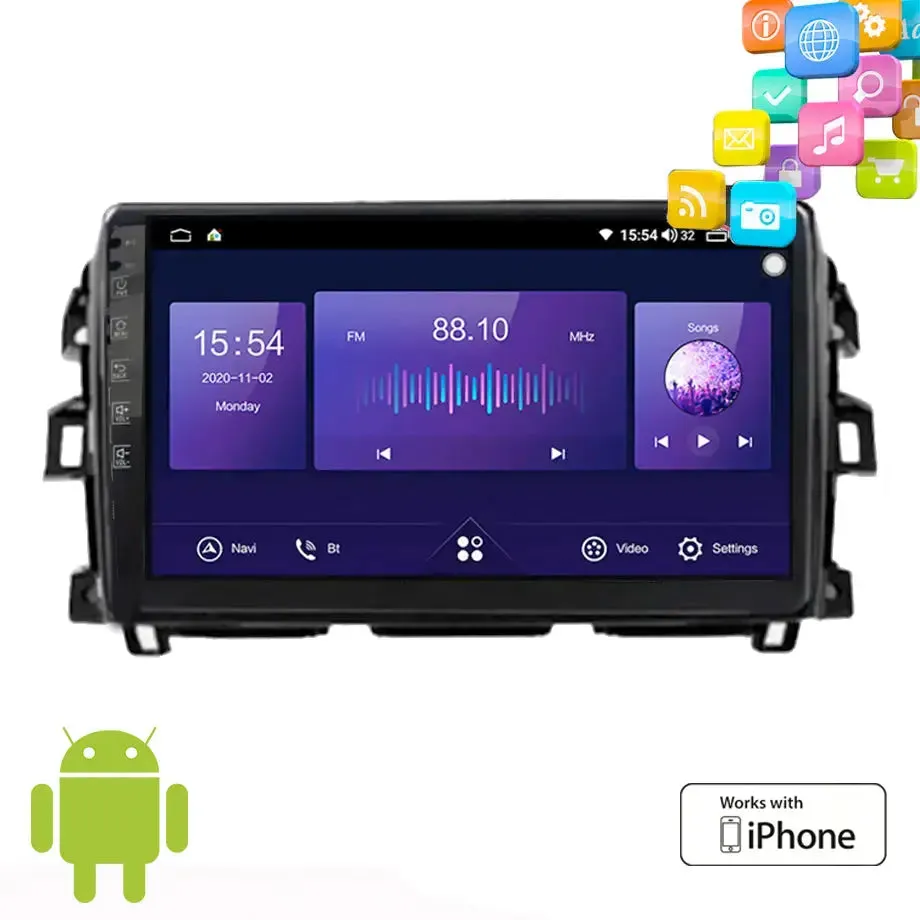 9 Inch - Nissan Navara NP300 (11-16) Android Entertainment & GPS System