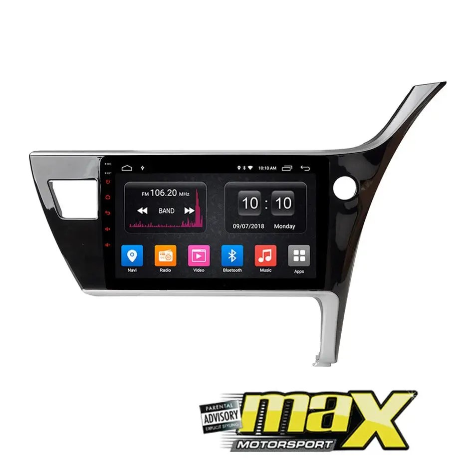 9 Inch Toyota Corolla (17-19) Android Entertainment & GPS System