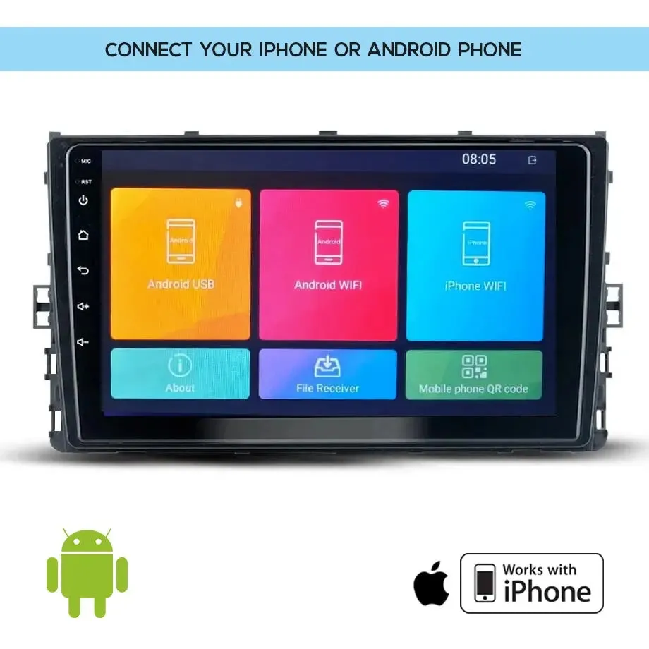 9 Inch - VW Polo 8 AW (18-21) Android Entertainment & GPS System