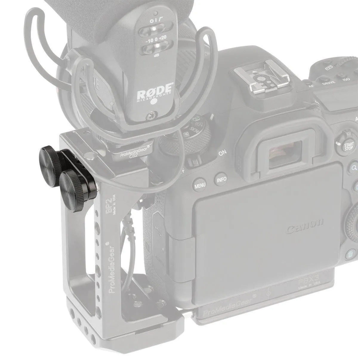A10 Cable Port Snag Protector for L-Brackets, Handles, and Camera Accessories