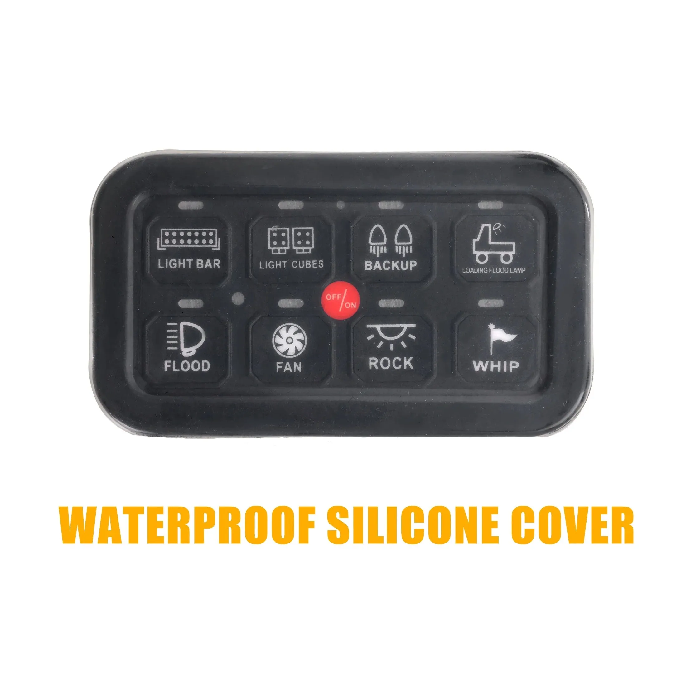 A80 8 Gang Panel Kit - Auto Dimmable - (One Sided Outlet)