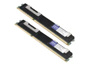 AddOn AM1333D3DRLPR/4G x2 JEDEC Standard Factory Original 8GB DDR3-1333MHz Registered ECC Dual Rank 1.35V 240-pin CL9 RDIMM AM1333D3DRLPR/8GKIT