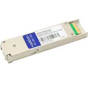 AddOn Ciena XCVR-A10V32 Compatible TAA Compliant 10GBase-BX XFP Transceiver (SMF, 1330nmTx/1270nmRx, 10km, LC, DOM) XCVR-A10V32-AO