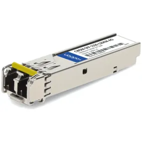 AddOn Cisco CWDM-SFP-1550-120KM Compatible TAA Compliant 1000Base-CWDM SFP Transceiver (SMF, 1550nm, 120km, LC) CWDM-SFP-1550-120KM-AO