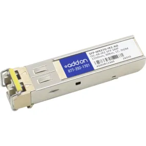 AddOn MRV SFP-MR27D-IR2 Compatible TAA Compliant OC-48-IR2 SFP Transceiver (SMF, 1550nm, 60km, LC, DOM) SFP-MR27D-IR2-AO