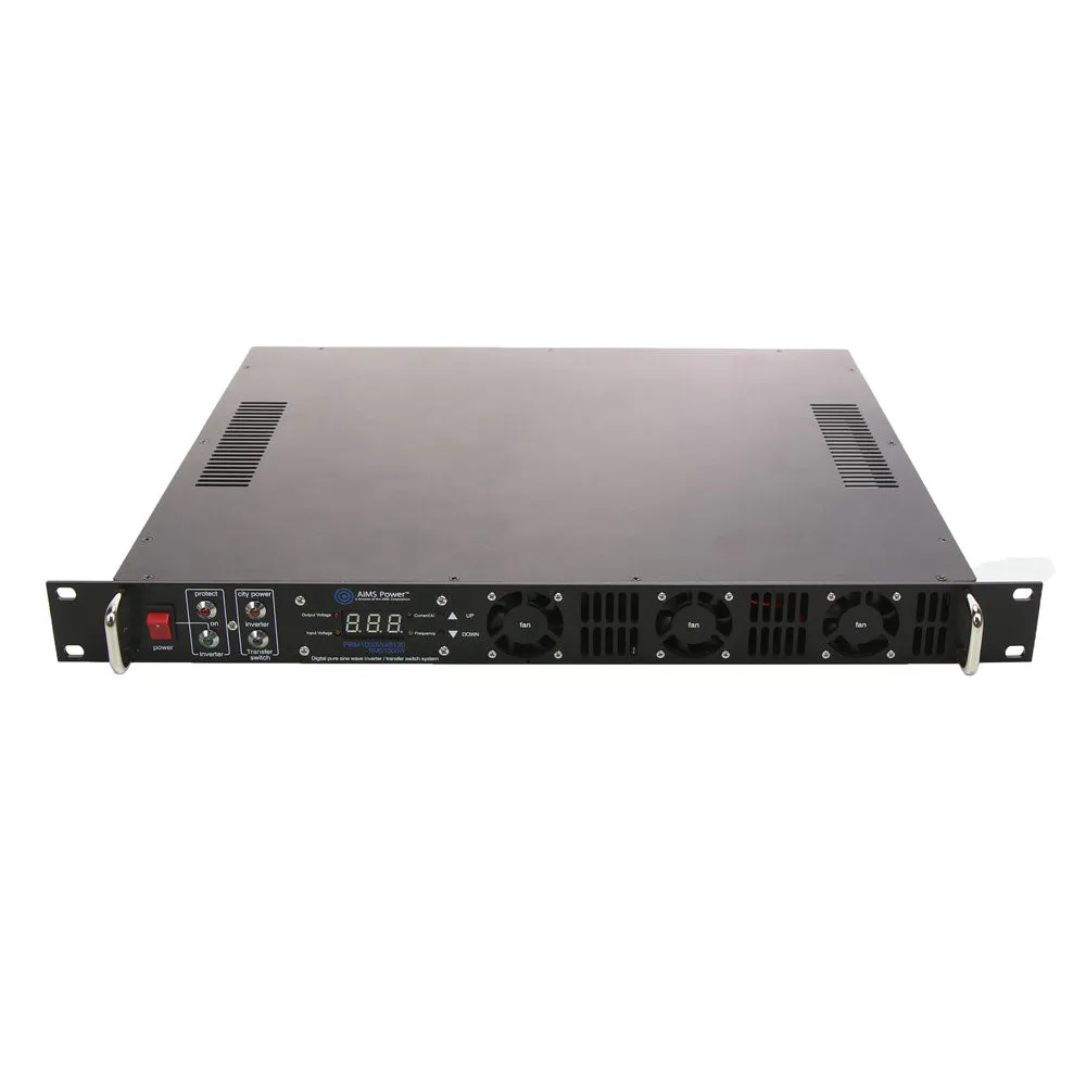 AIMS Power 1000 Watt 48 Volt Rack Mount Pure Sine Inverter
