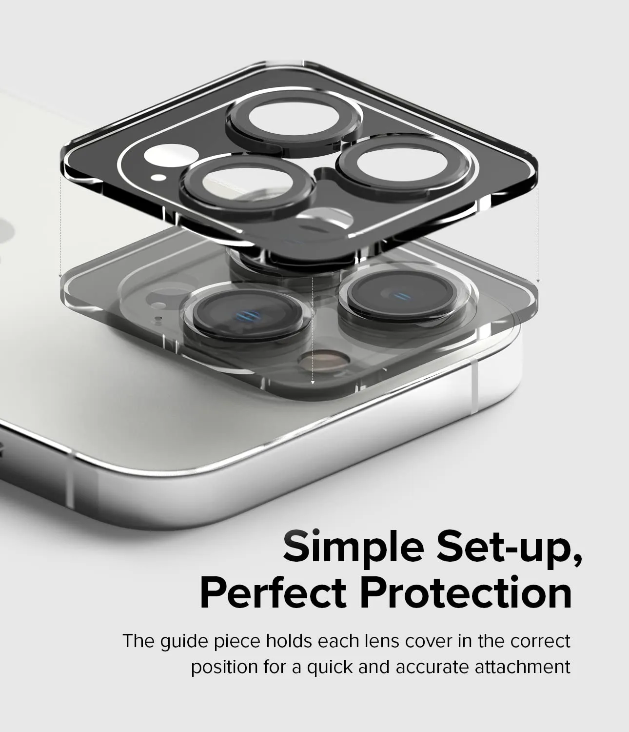 Apple iPhone 14 Pro Max, iPhone 14 Pro Camera Lens Protector - Black