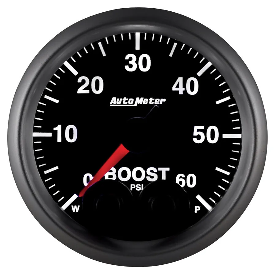 AutoMeter 5670 GAUGE; BOOST; 2 1/16in.; 60PSI; DIGITAL STEPPER MOTOR W/PEAK/WARN; ELITE