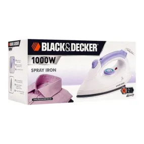 BLACK & DECKER SPRAY IRON F150