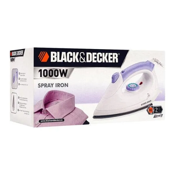BLACK & DECKER SPRAY IRON F150