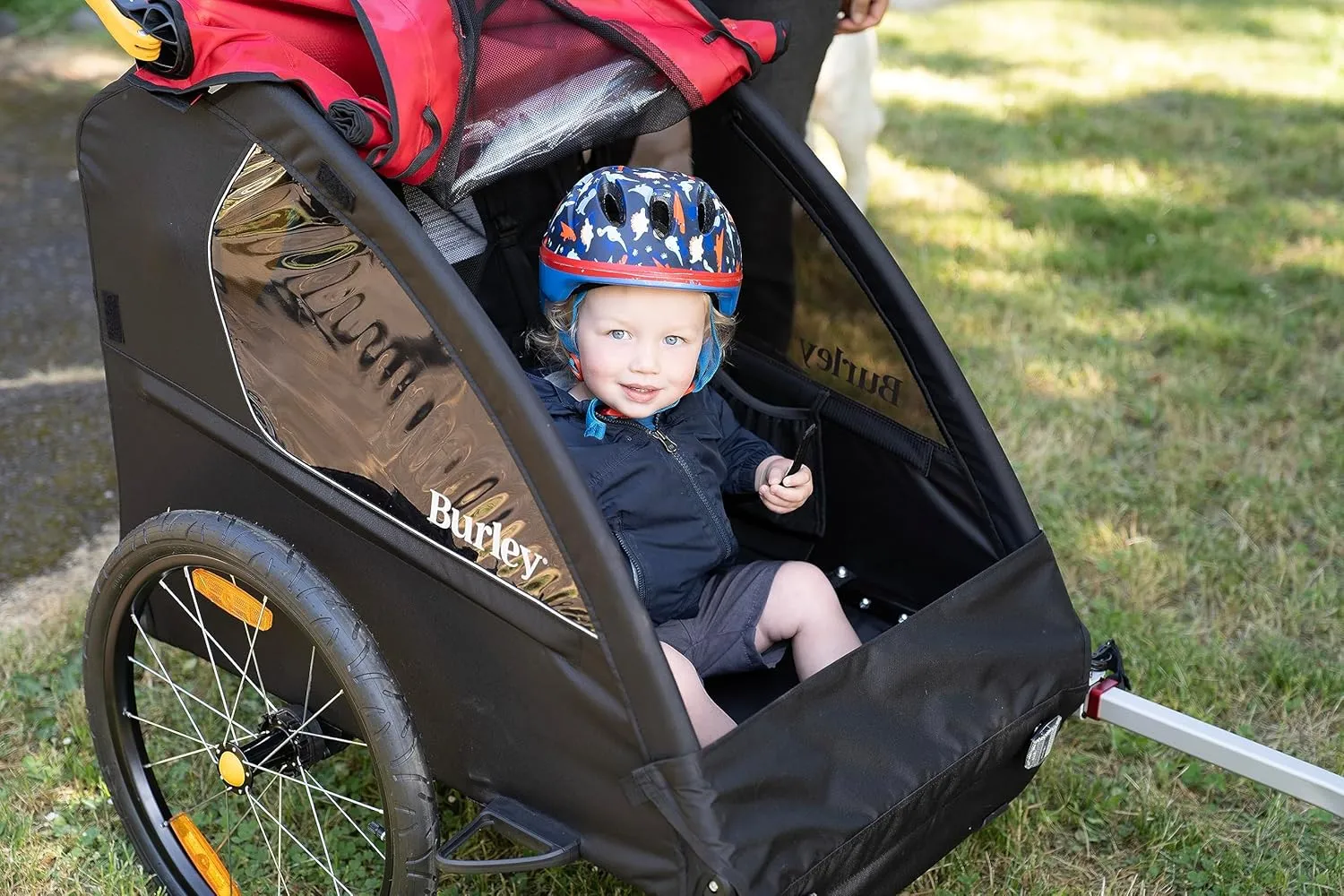 Burley Honey Bee 2 Seat Kids Bike Trailer and Stroller