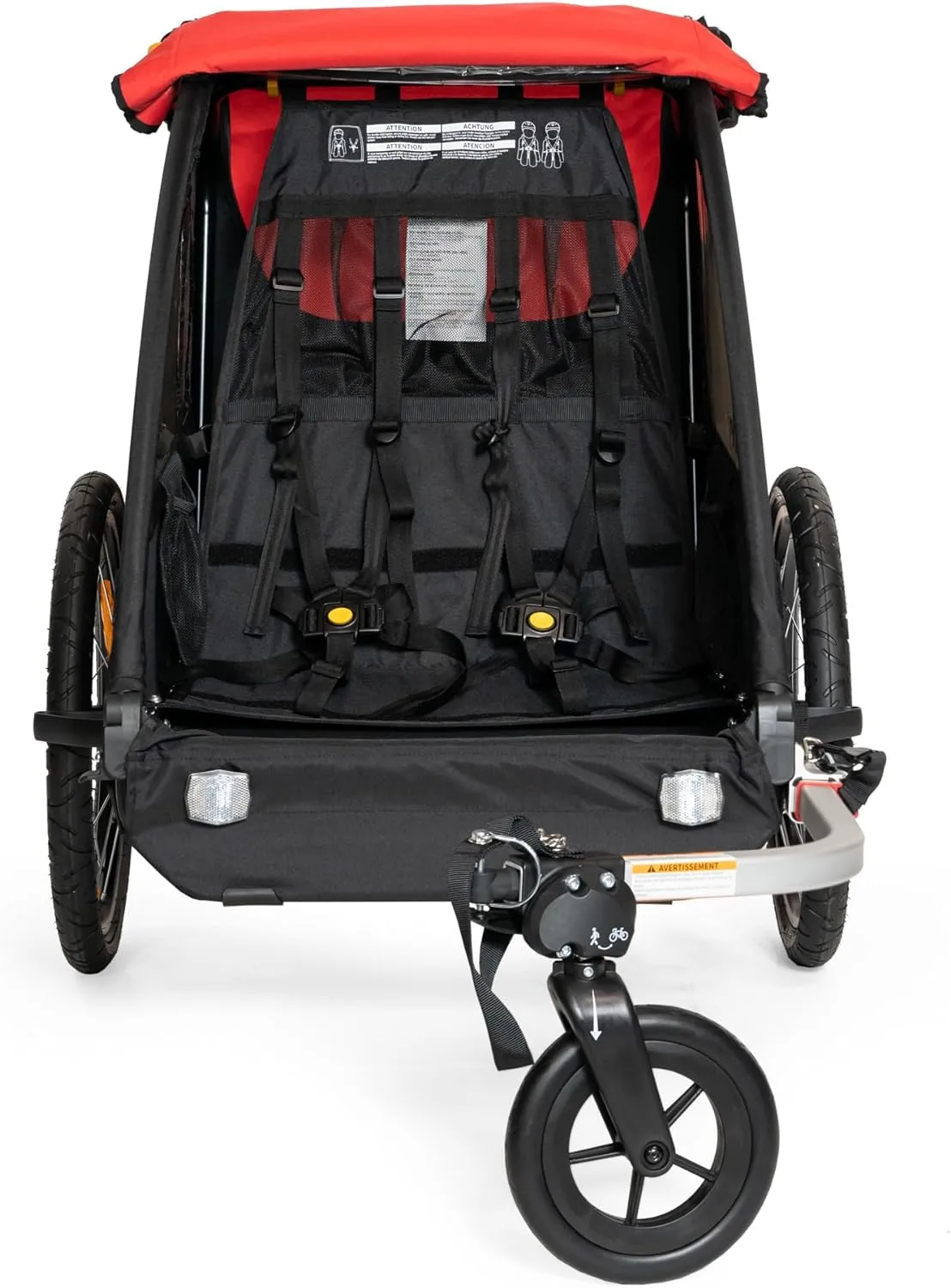 Burley Honey Bee 2 Seat Kids Bike Trailer and Stroller