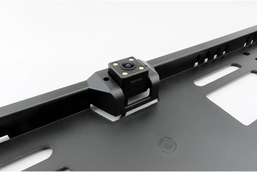Car Aluminium Alloy License Plate With Camera And Parking Sensor