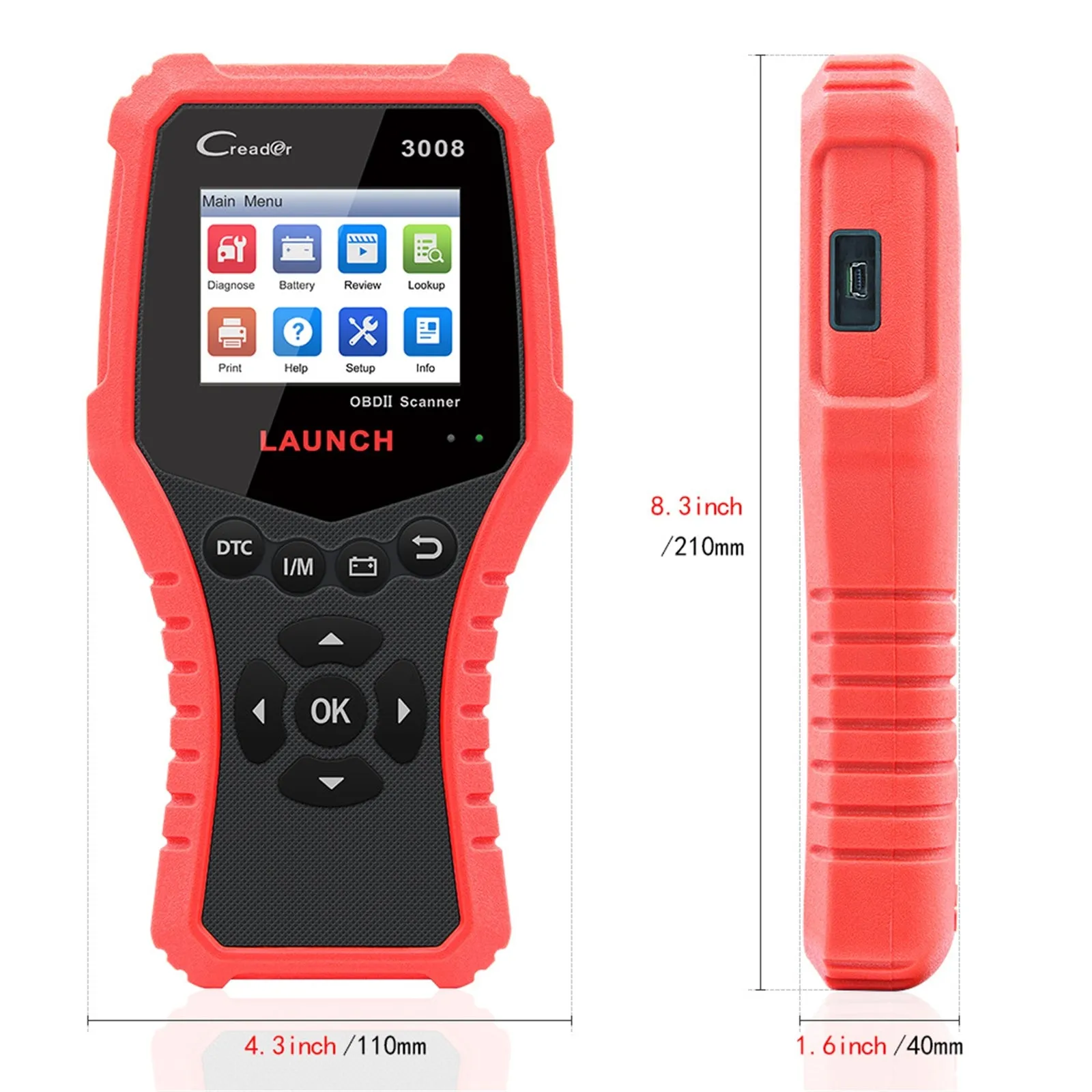 CR3008 Car Code Reader Engine Scanner Obd2 Auto Car Fault
