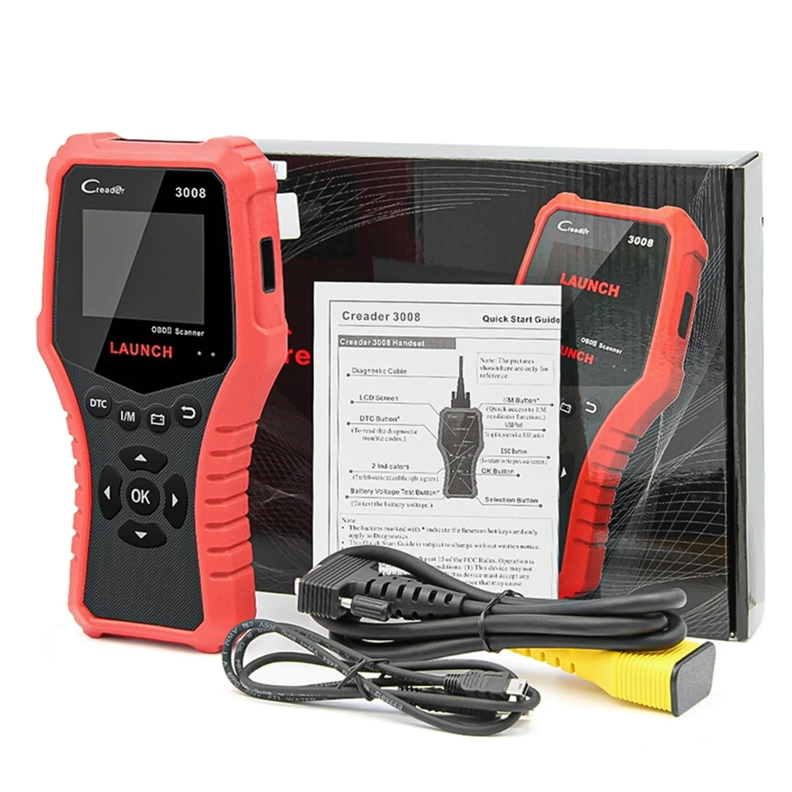 CR3008 Car Code Reader Engine Scanner Obd2 Auto Car Fault