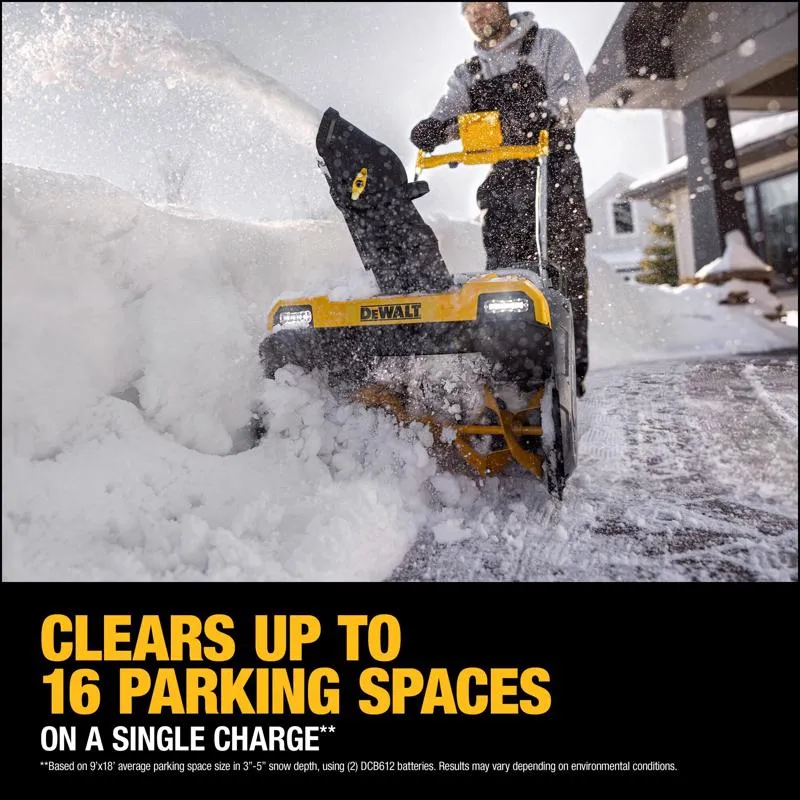 DEWALT 60V MAX FLEXVOLT DCSNP2142Y2 21 in. Single stage 60 V Battery Snow Blower Kit (Battery & Char