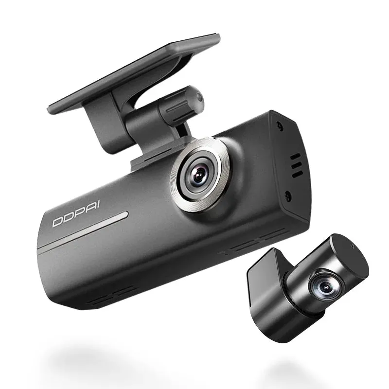 Dual Dash Cam with NightVIS - 1296P/WIFI & App Control
