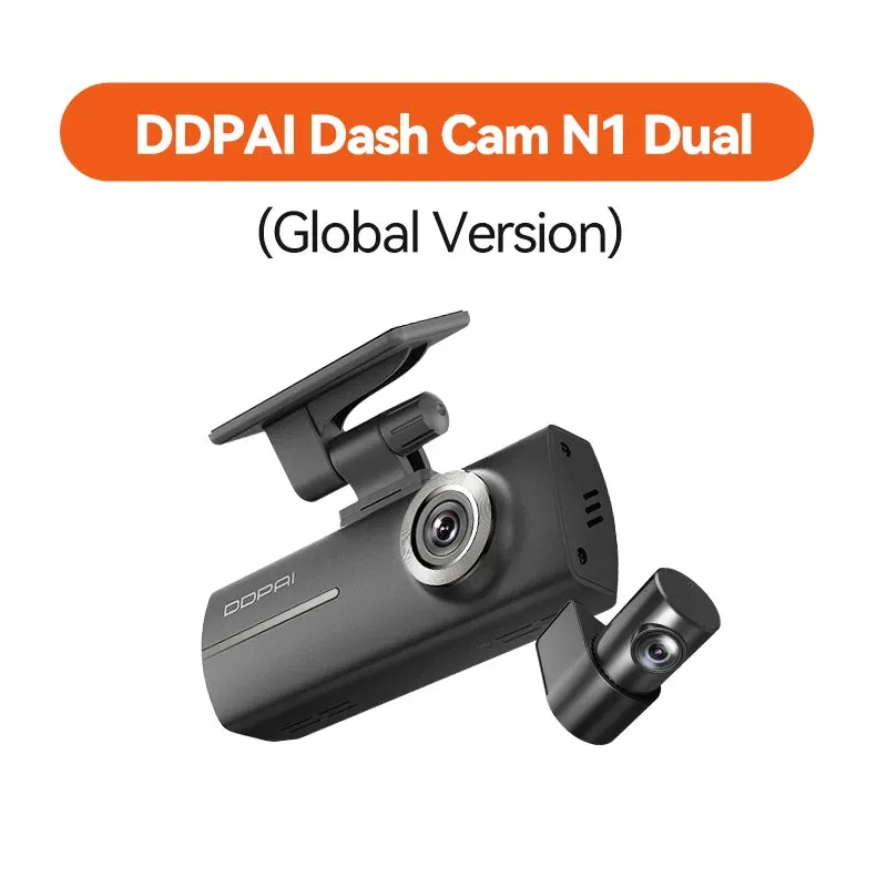 Dual Dash Cam with NightVIS - 1296P/WIFI & App Control