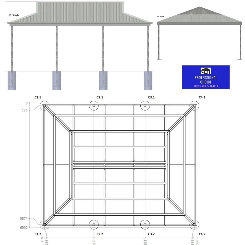 Dutch Gable Patio or Carports - Professional Choice