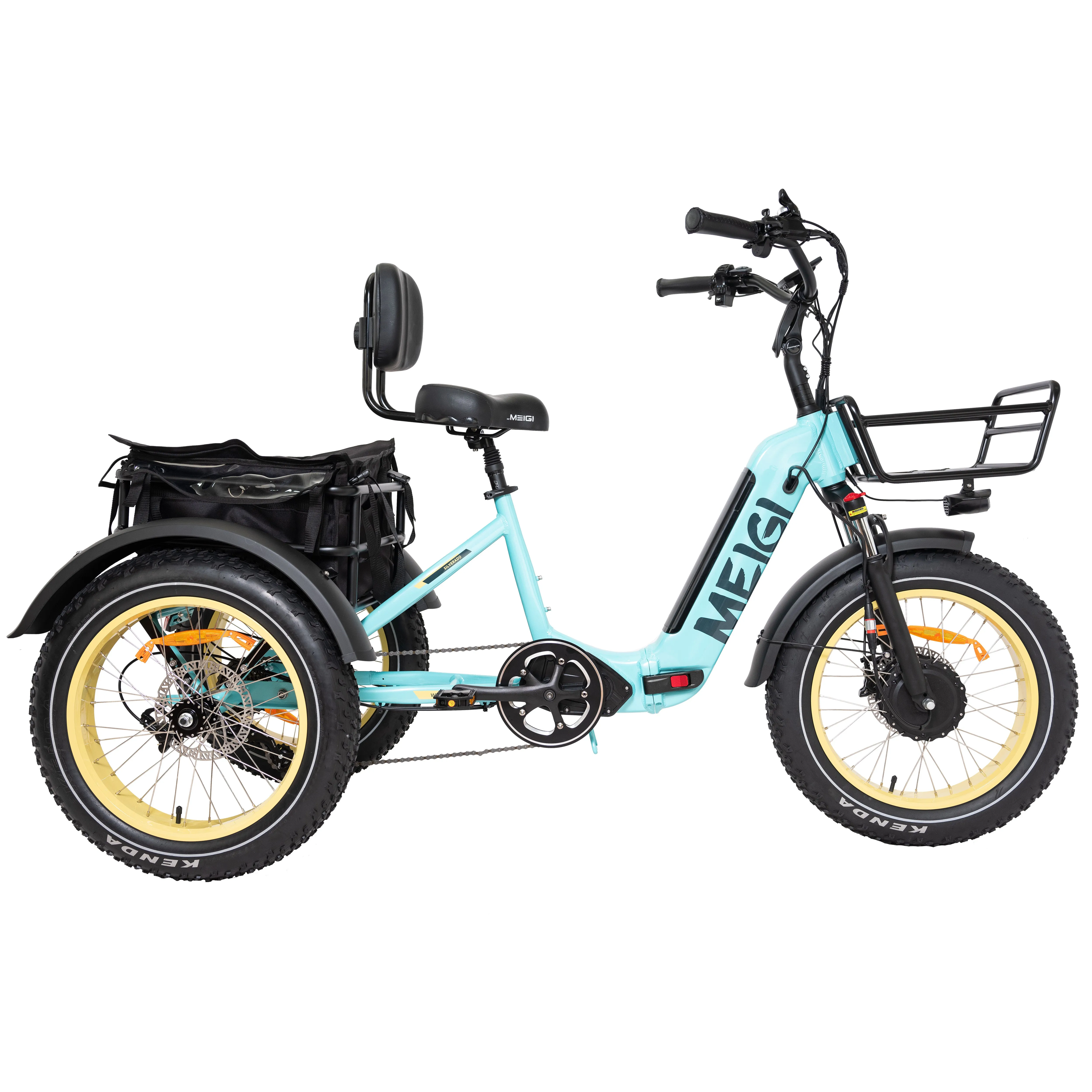DWMeigi Silverado Fat Tire 48V/14Ah 750W Folding Electric Trike