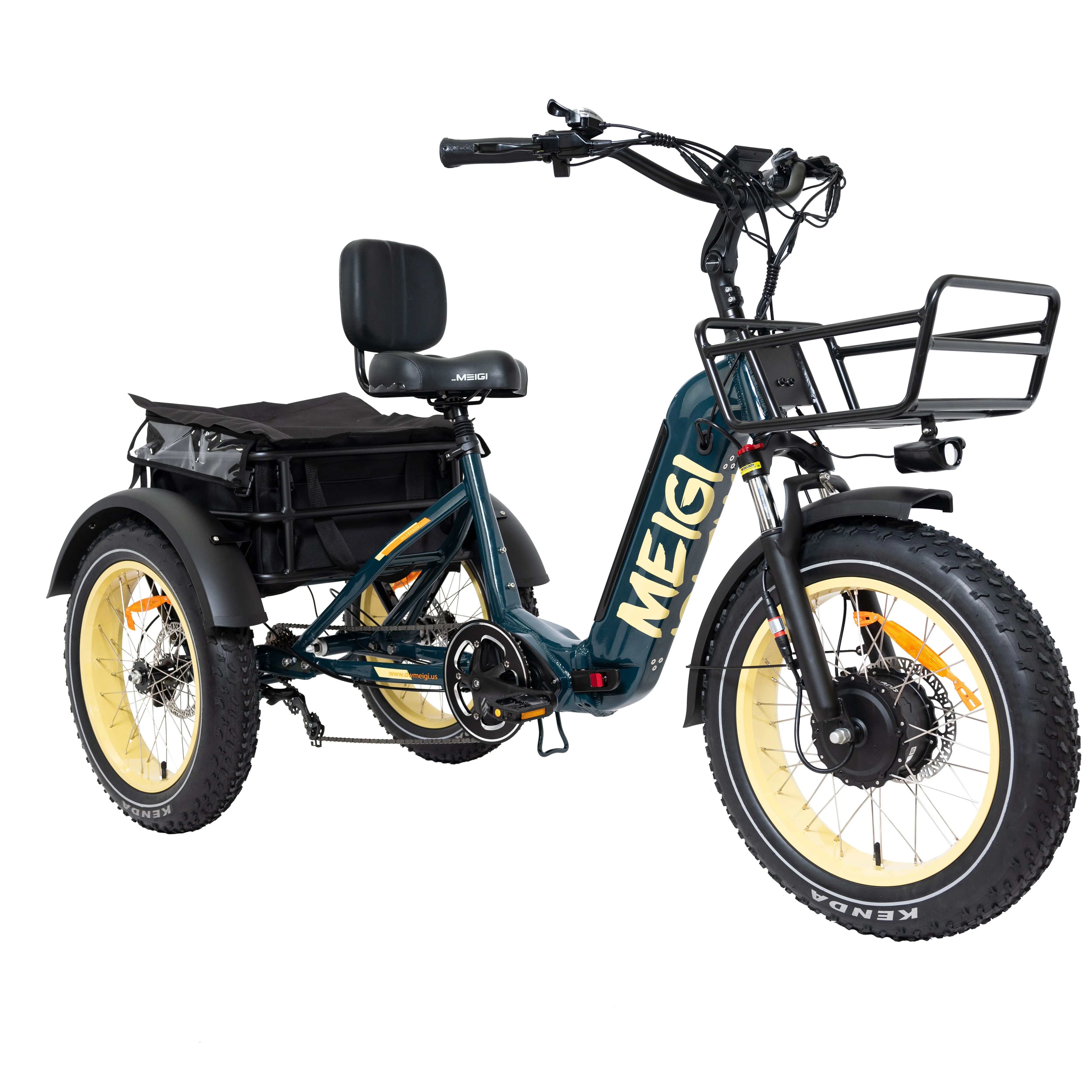 DWMeigi Silverado Fat Tire 48V/14Ah 750W Folding Electric Trike