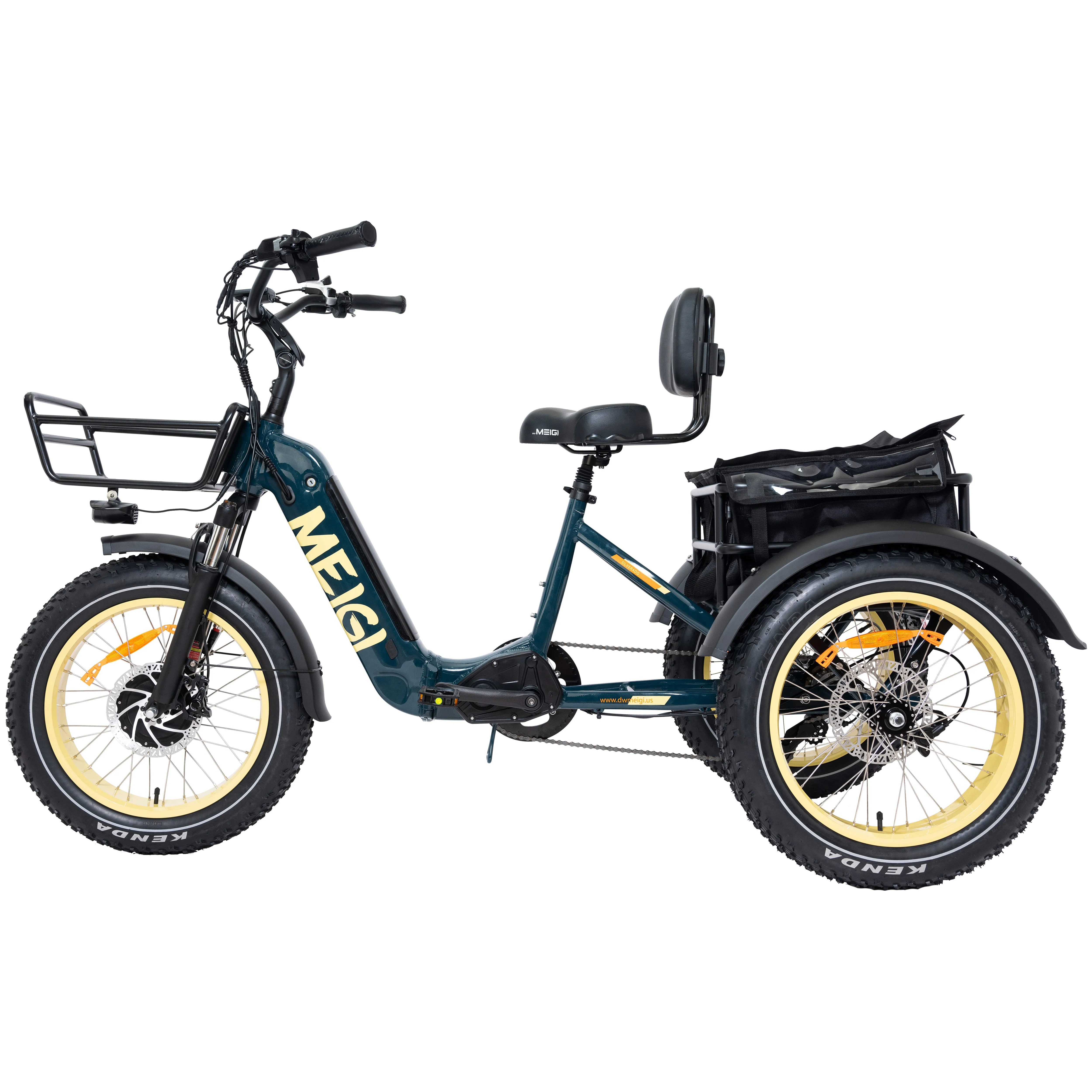 DWMeigi Silverado Fat Tire 48V/14Ah 750W Folding Electric Trike