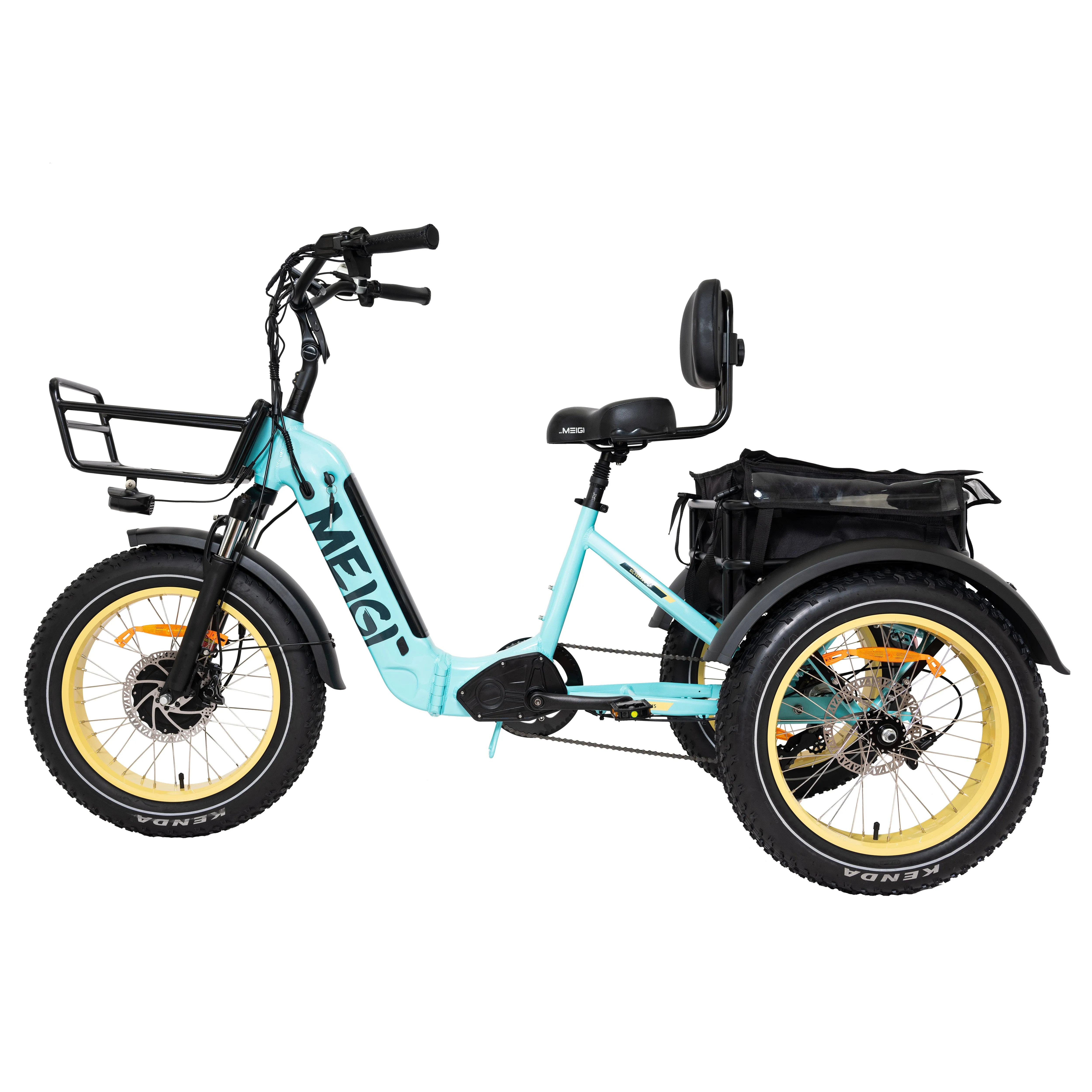 DWMeigi Silverado Fat Tire 48V/14Ah 750W Folding Electric Trike