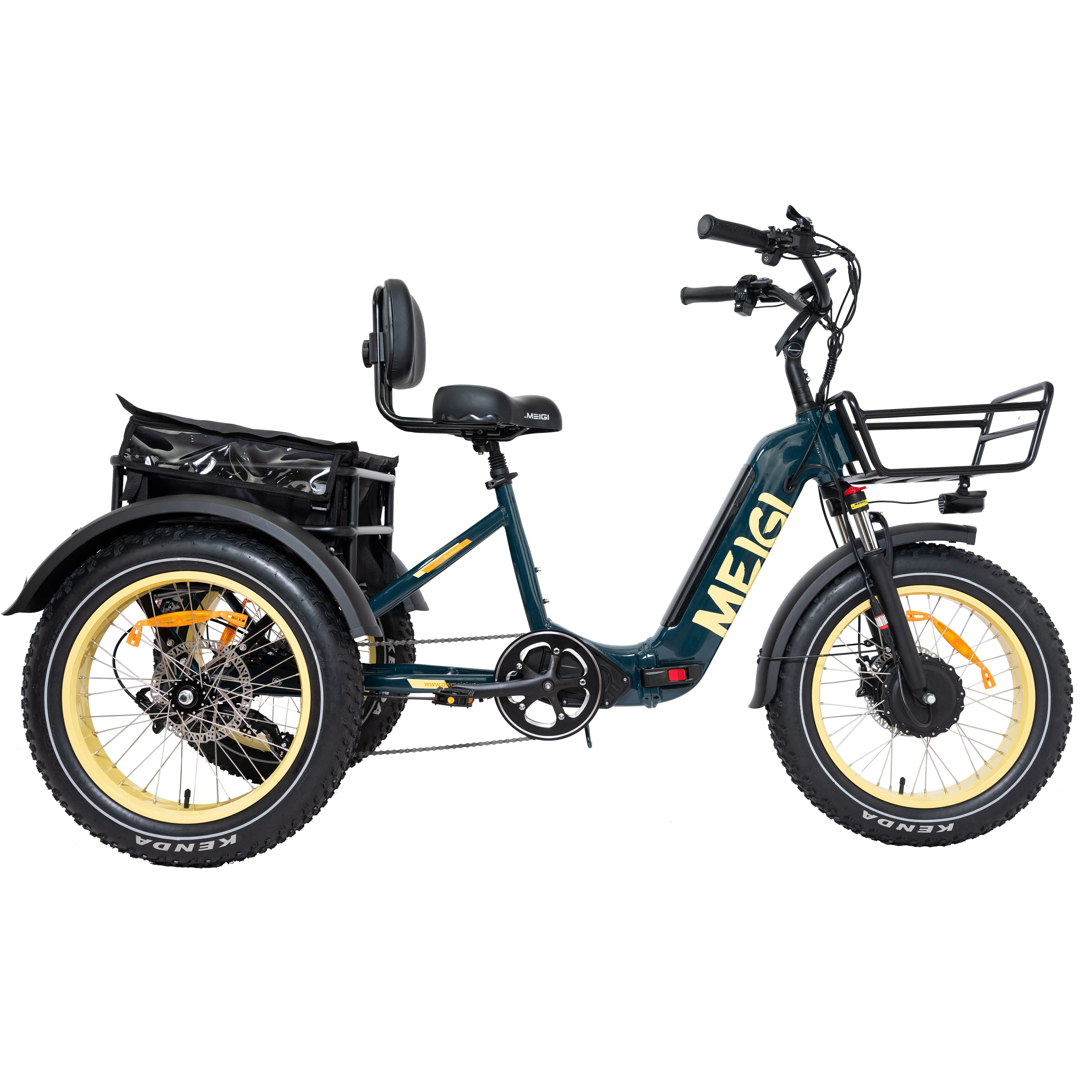 DWMeigi Silverado Fat Tire 48V/14Ah 750W Folding Electric Trike
